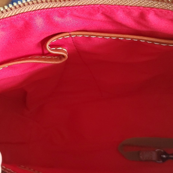 SOLD-Dooney and Bourke Kimberly Orange Crossbody - Picture 13 of 16
